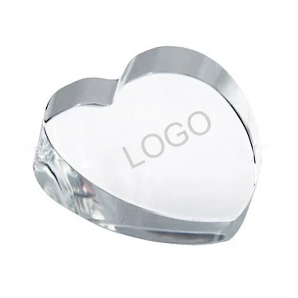 Crystal Heart Paperweight 4