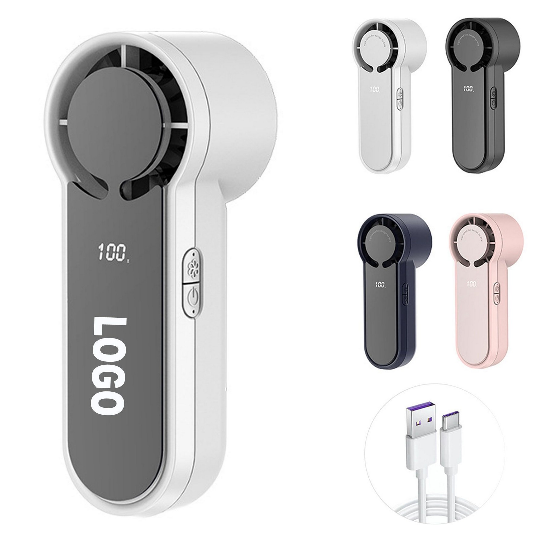 2000mAh USB Handheld Cooling Fan