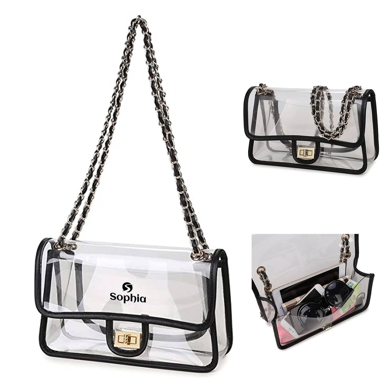 PVC Clear Purse Handbags 1