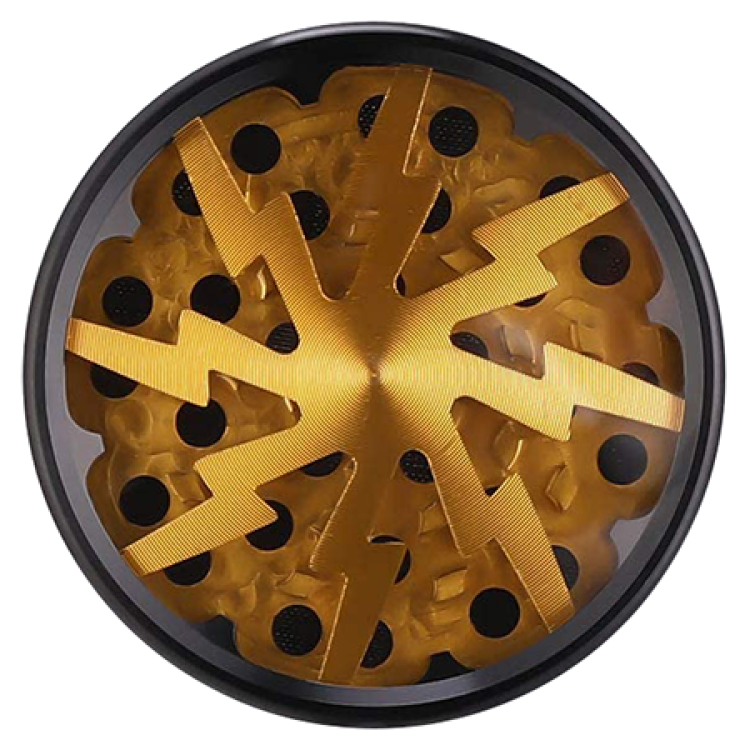 Premium Aluminum Alloy Herb Grinder 2.45" 4 Piece Metal Grinder with Pollen Catcher and Clear 13