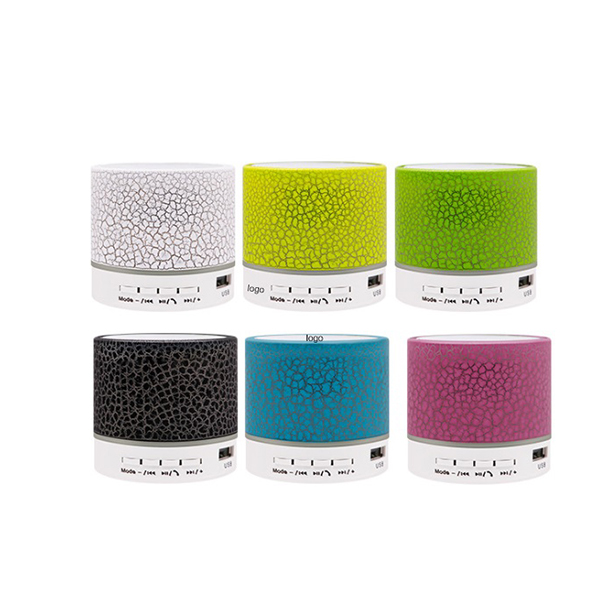 LED Small Crack Bluetooth Mini Speaker Plays 2