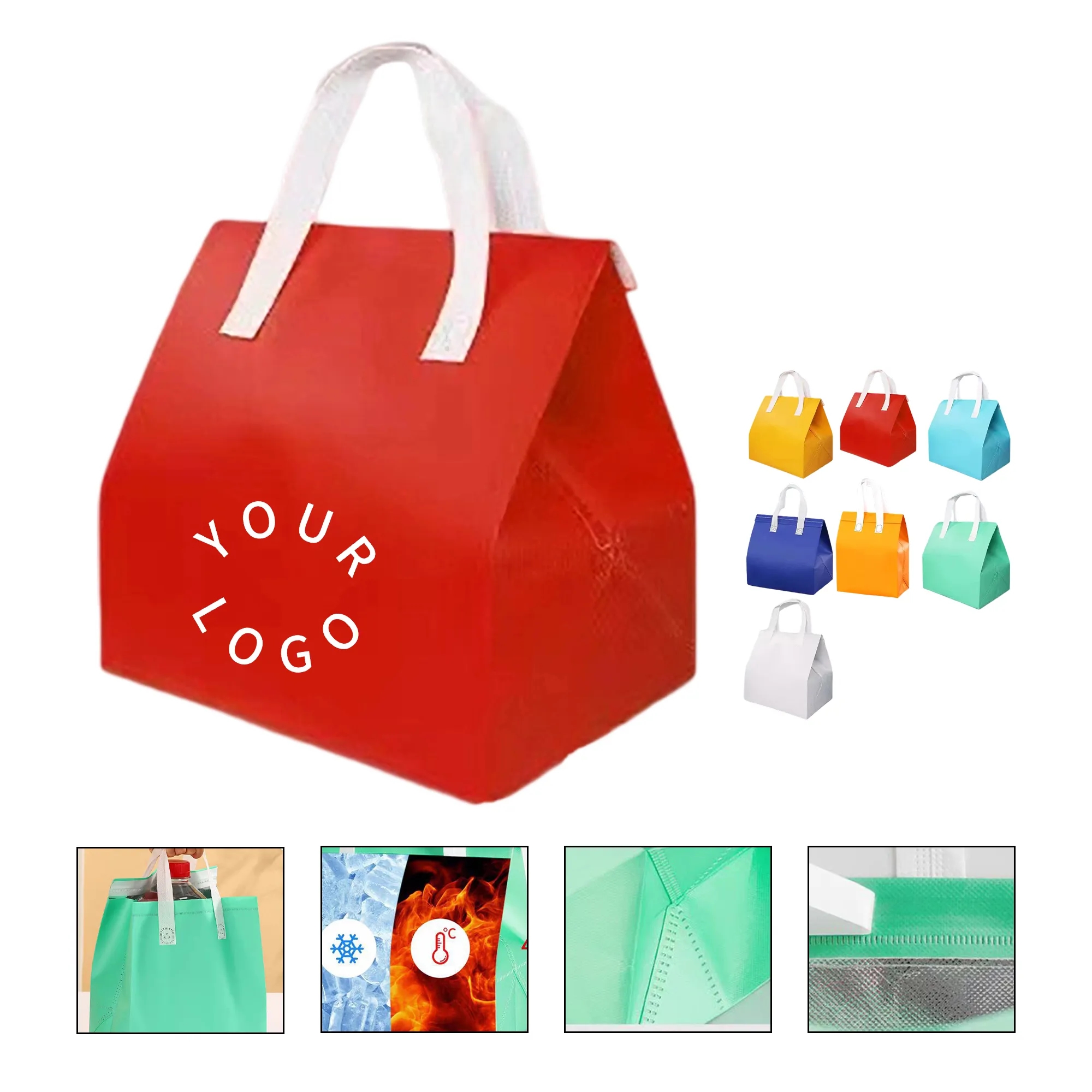 Laminated Waterproof Cooler Tote Bag 4