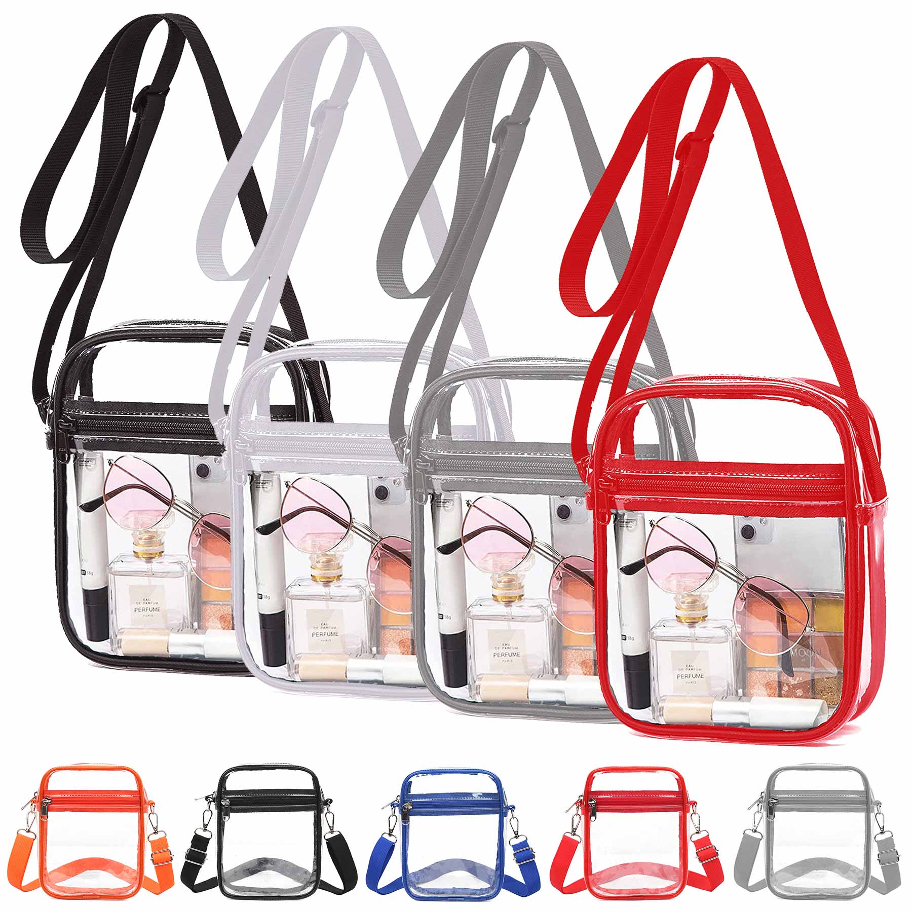 PVC Clear Purse Clear Crossbody Bag 2