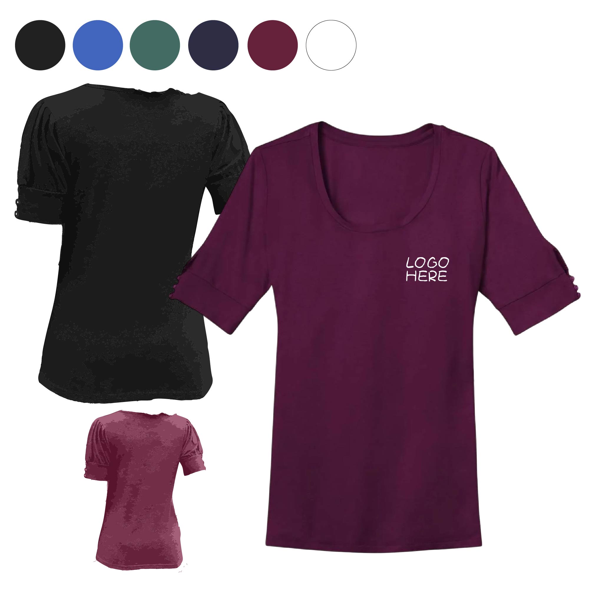 Ladies Short-Sleeve Performance Crew 3