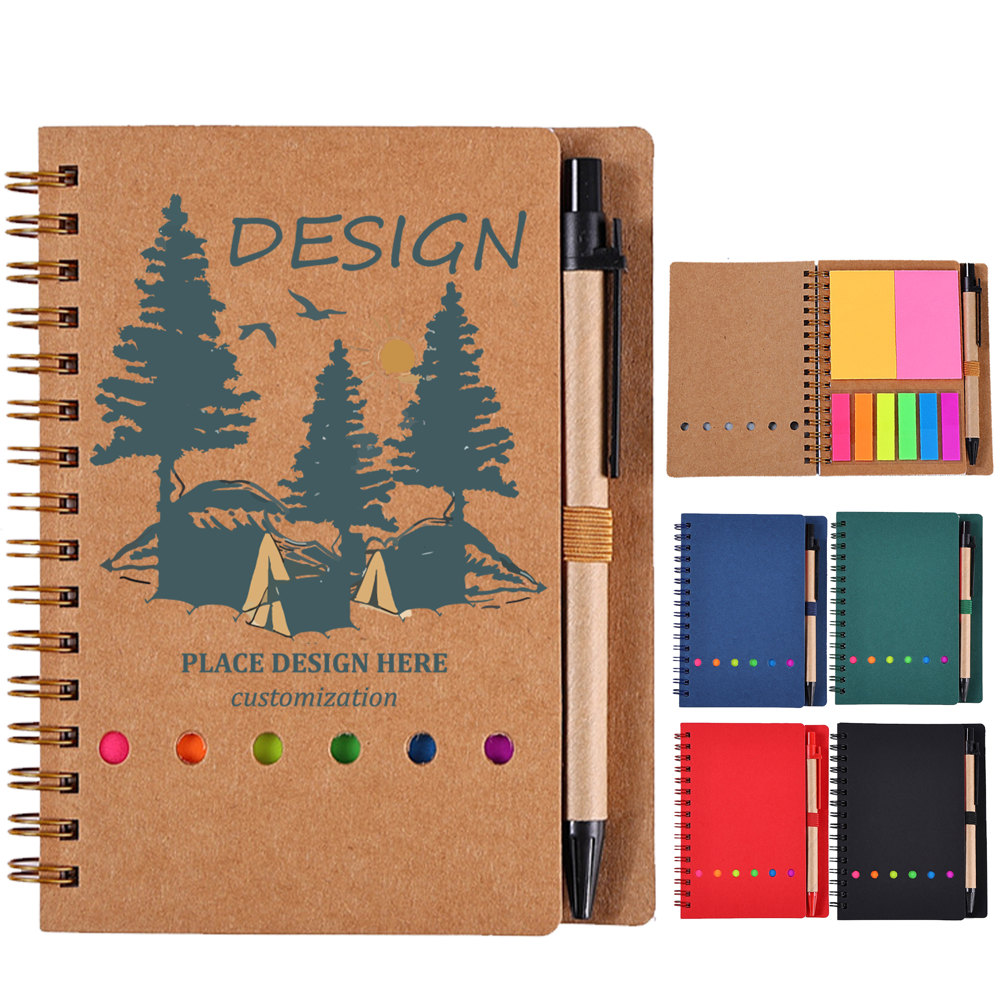 A5 Coil Notepad with Pen 2