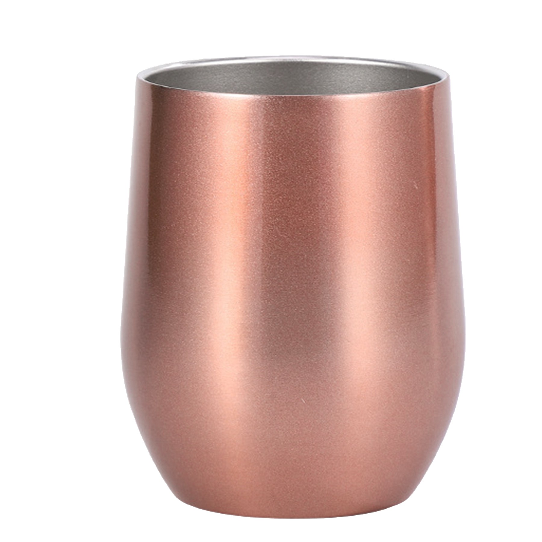 12Oz Stainless Steel Insulated Stemless Tumbler W/Lid 8
