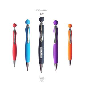 Rubber Coating Ball Pen 11