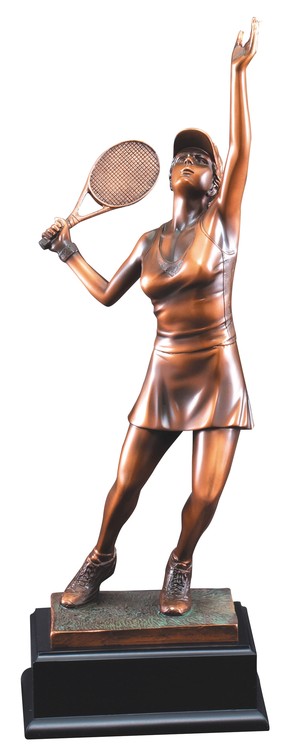 Tennis - Female Resin Sculpture 2