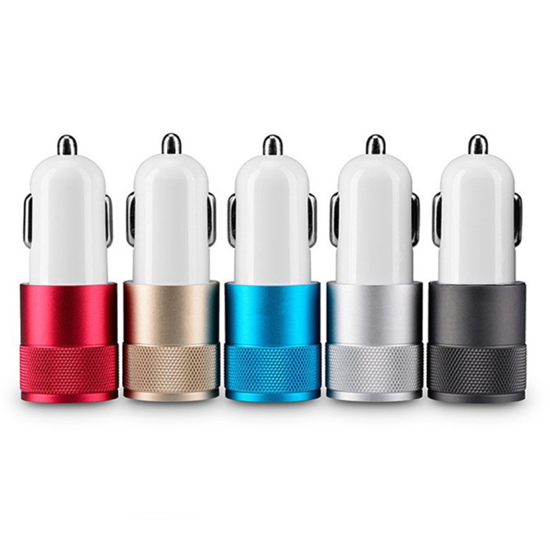 Dual Port Car USB Charger 4