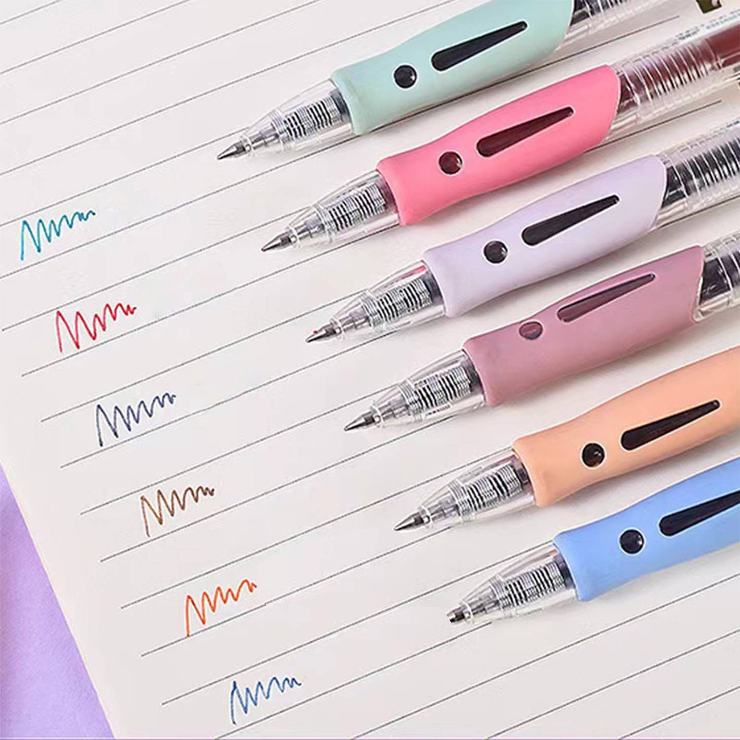 0.5mm Retractable Clear Ballpoint Pen 16