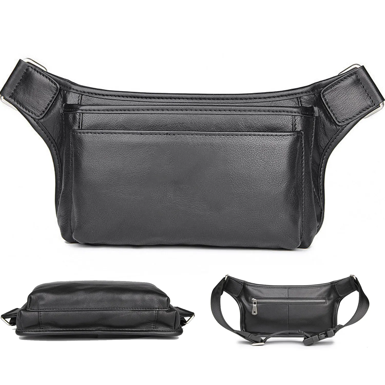 Leather Wearable Chest bag foe man 3