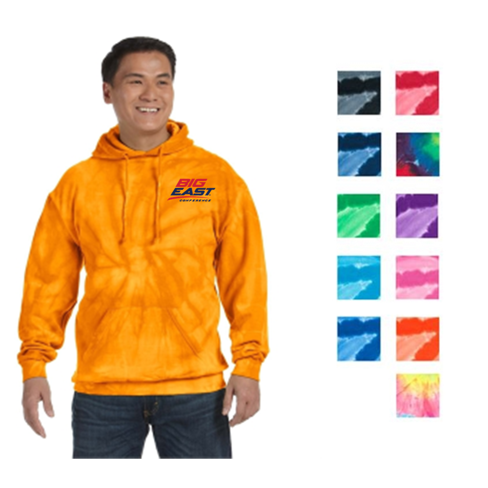 Tie-Dyed Pullover Hooded Sweatshirt 3