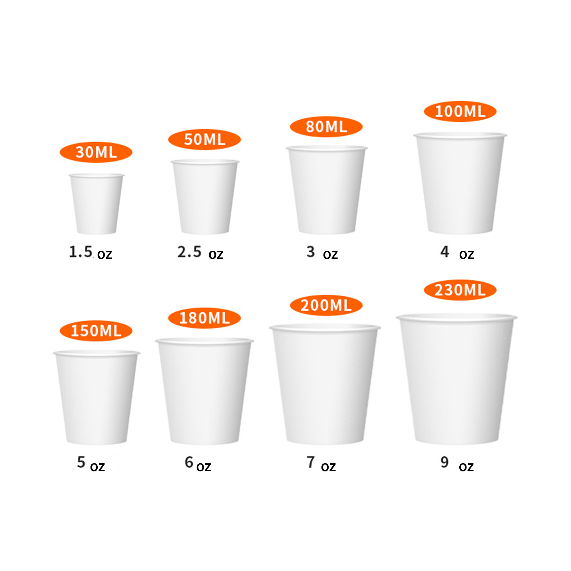 Economical Custom Logo Disposable Cups 2