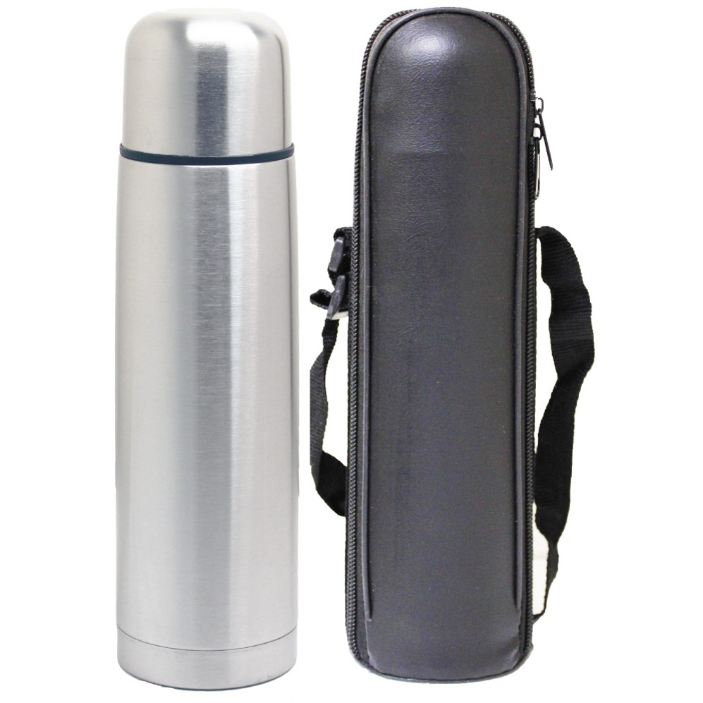 24 Oz. Stainless Steel Vacuum Thermos Flask - Screened 1