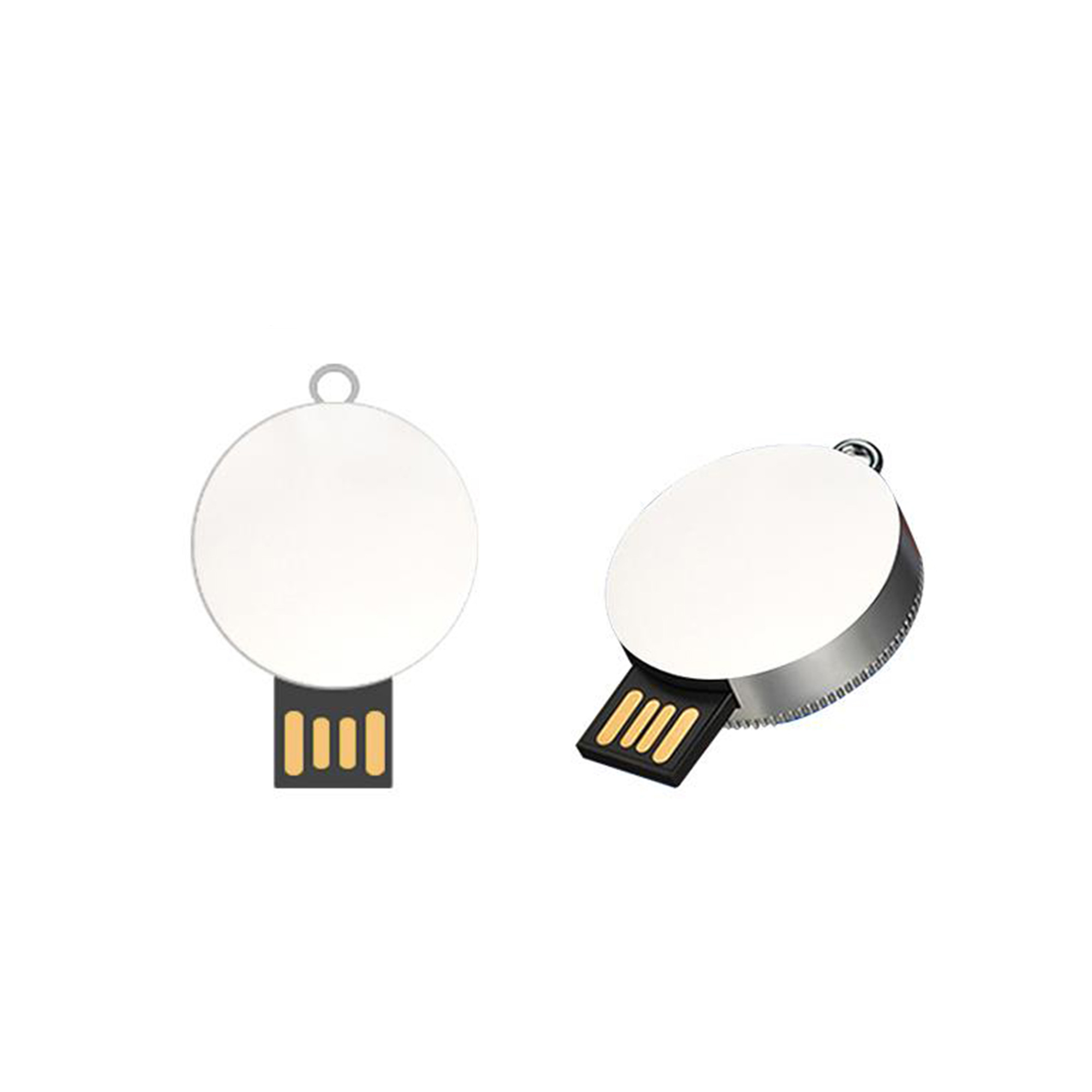 Universal Serial Bus Flash Drive With School Emblem Metal Shell 3