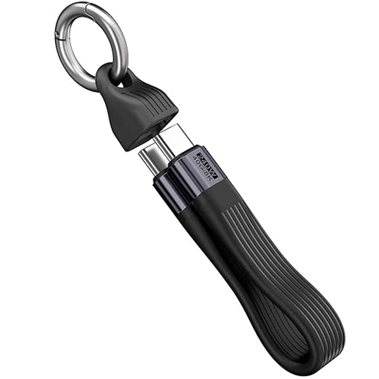 Portable Type-C Fast Charging Data Cable Keychain 6
