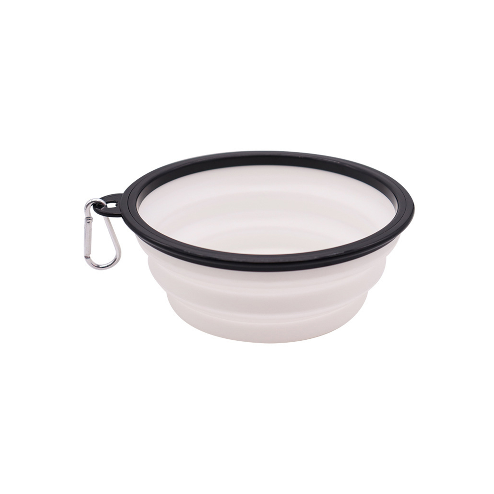 TPE Pet Collapsible Feeding Bowl With Carabiner 5" x 3.5" x 2" 2