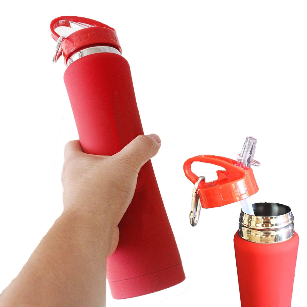 Insulated Water Bottle With Straw 25 Oz 5