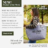 THE GOODS™ Recycled Felt Shoulder Tote 57