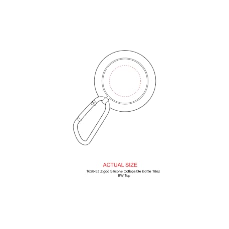 Zigoo Silicone Collapsible Bottle 18oz 40