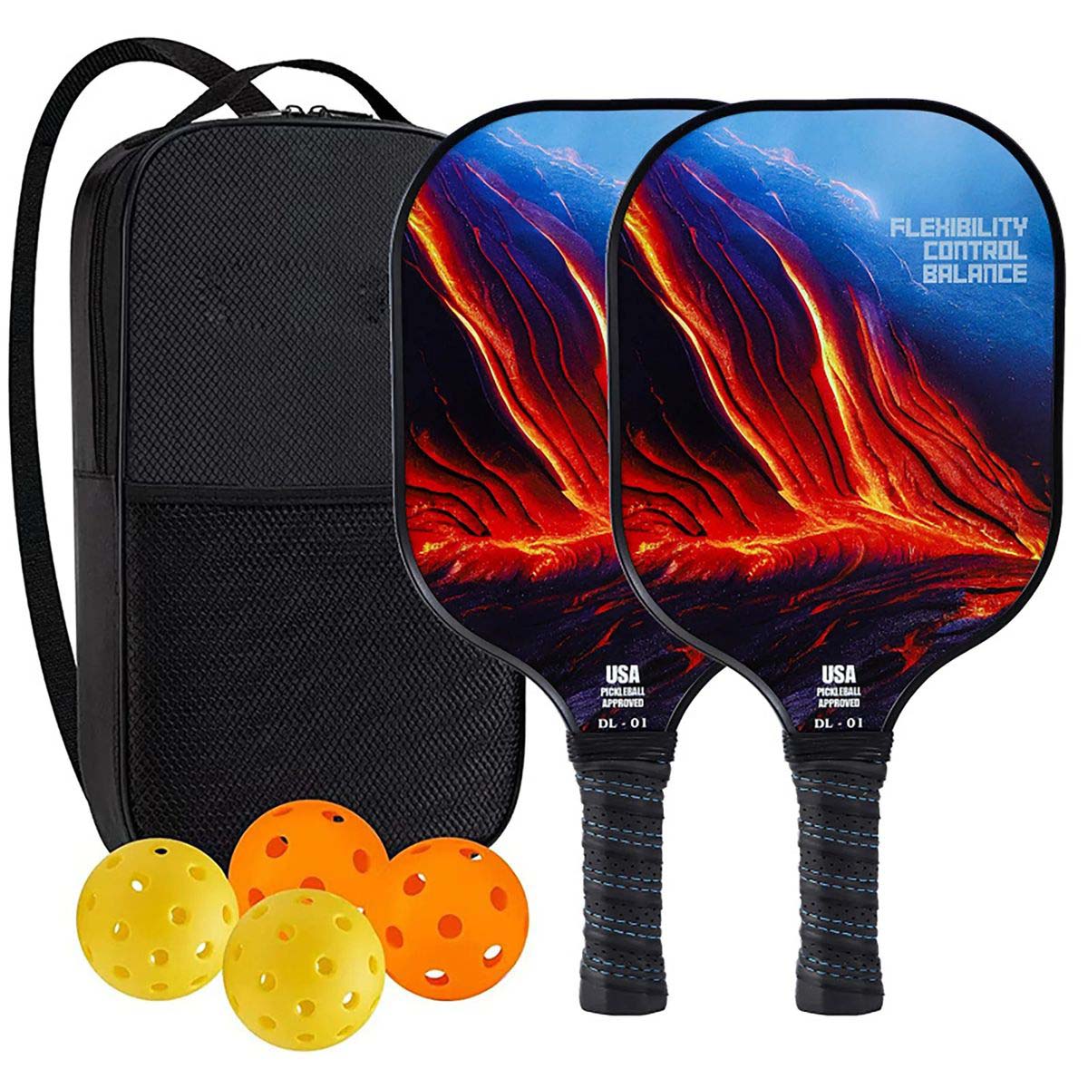 Fiberglass Pickleball Set for Training and Games 41