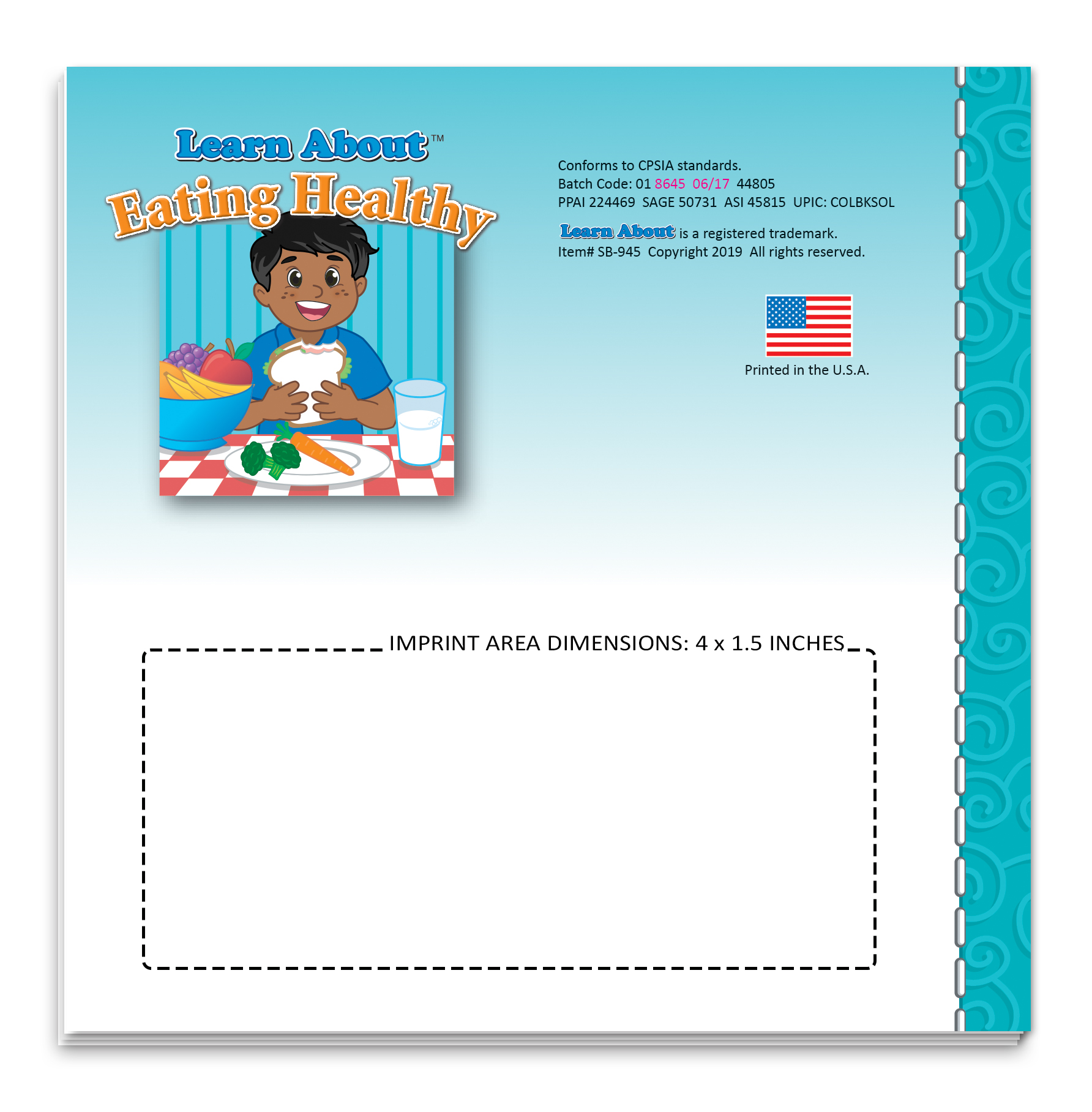 Learn About Eating Healthy Storybook 3