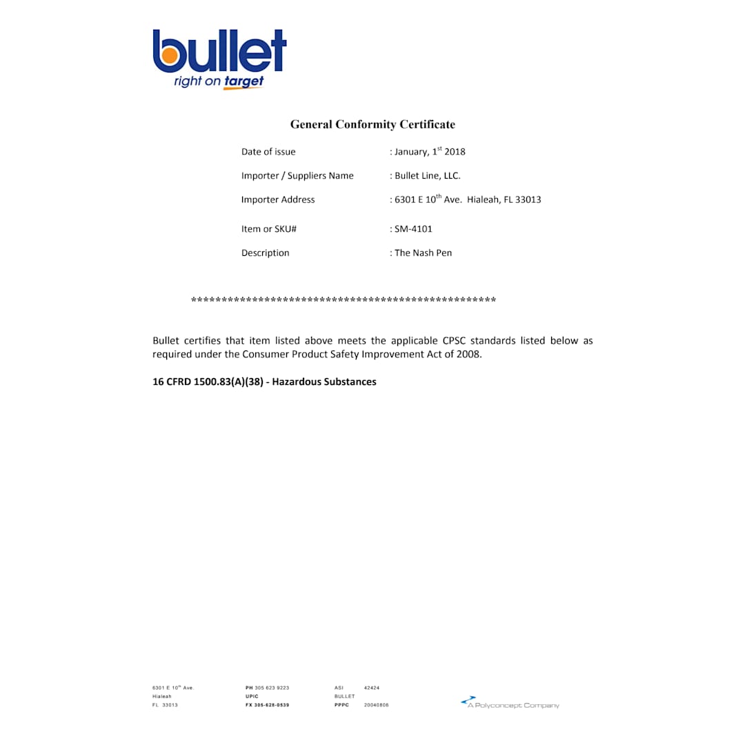 Nash Ballpoint Pen 41