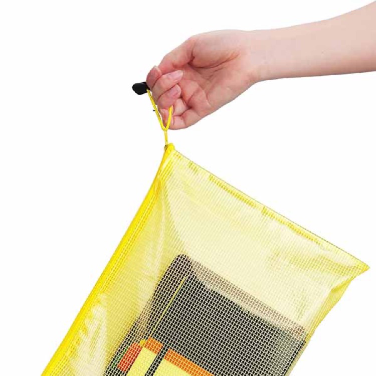 Zipper Pencil Pouch Plastic Zip File Bags 5