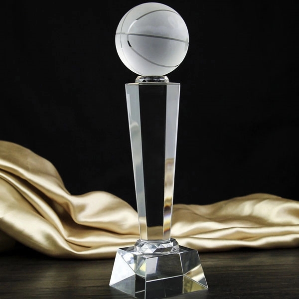 Crystal Basketball Sports Trophy 2