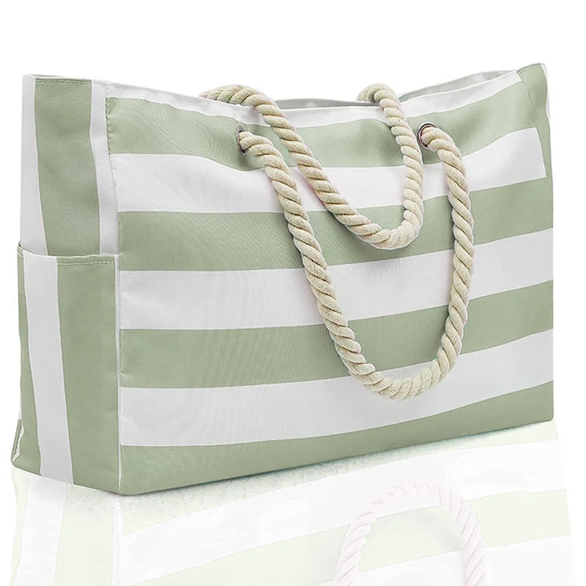 Waterproof Large Beach Tote Bag Summer Sand Proof Picnic 4