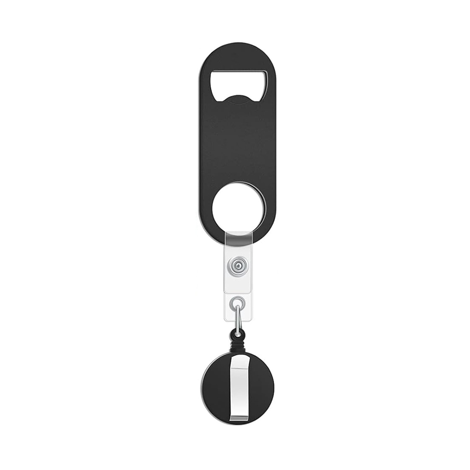 Retractable Badge Holder W/ Beer Bottle Opener & Clip 4