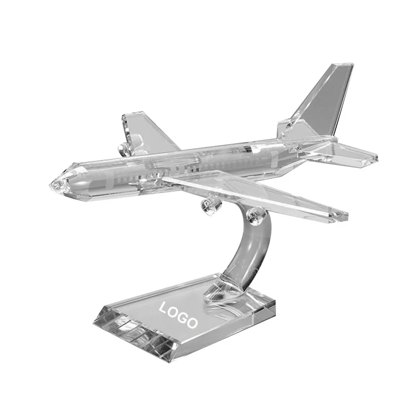 Clear Crystal Airplane Award 4