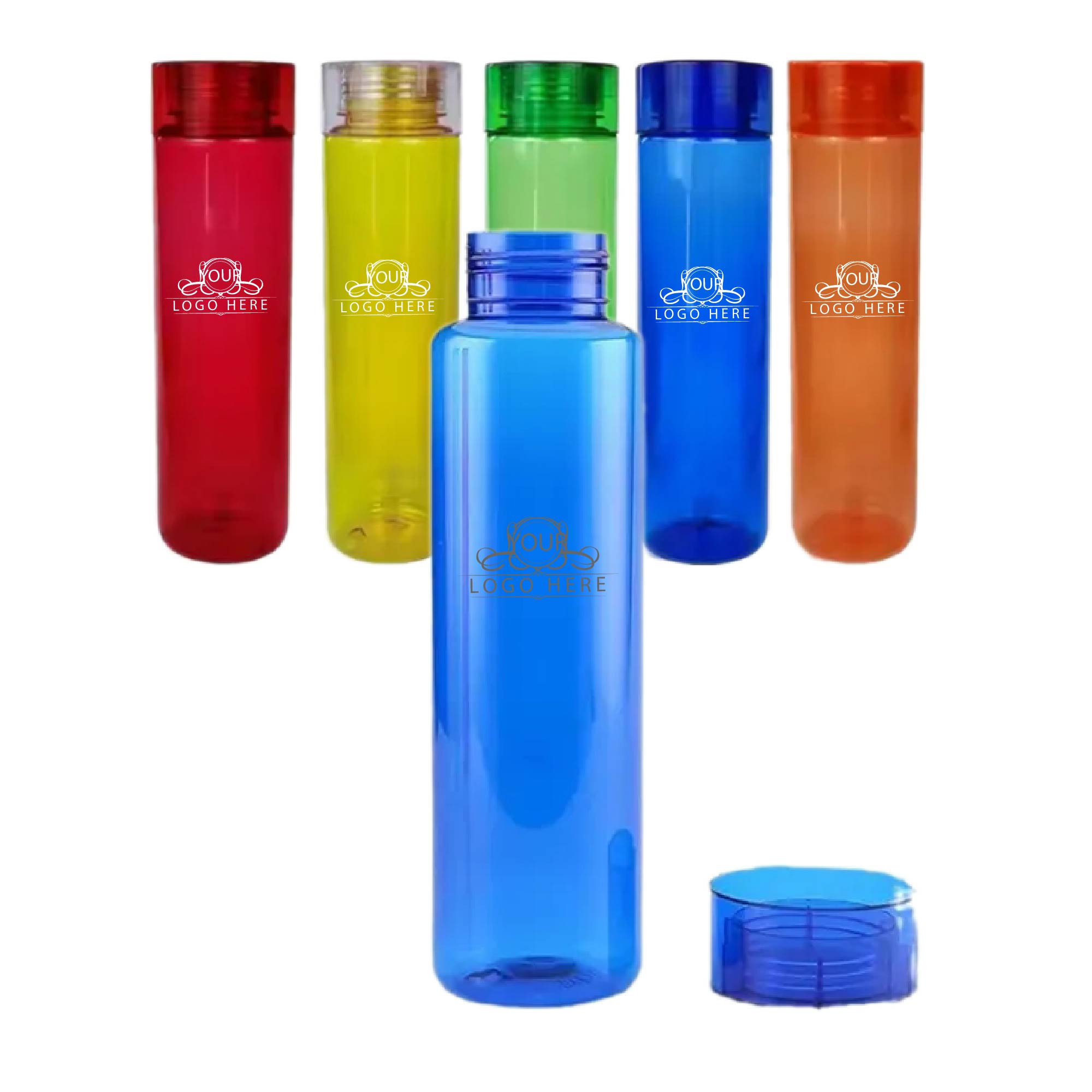 Cylindrical Plastic Water Bottles - 30 oz 3