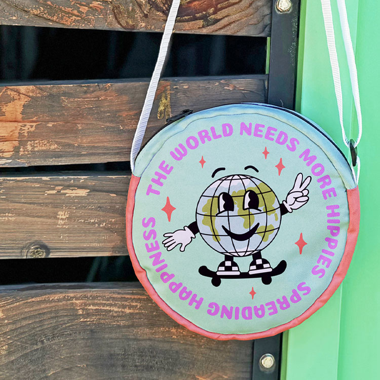 Rhythm Round Full Color Crossbody Bag - Made in the USA 9