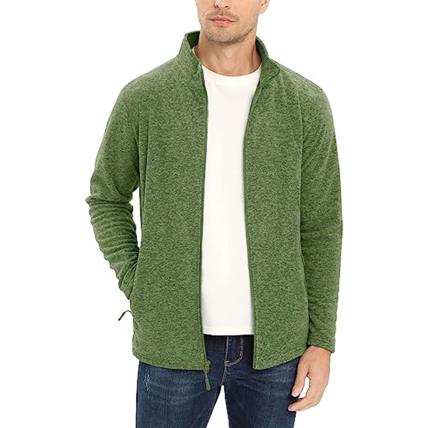 REPREVE® - Men's rPET Full Zip Fleece Jacket w/ Antibacterial 3