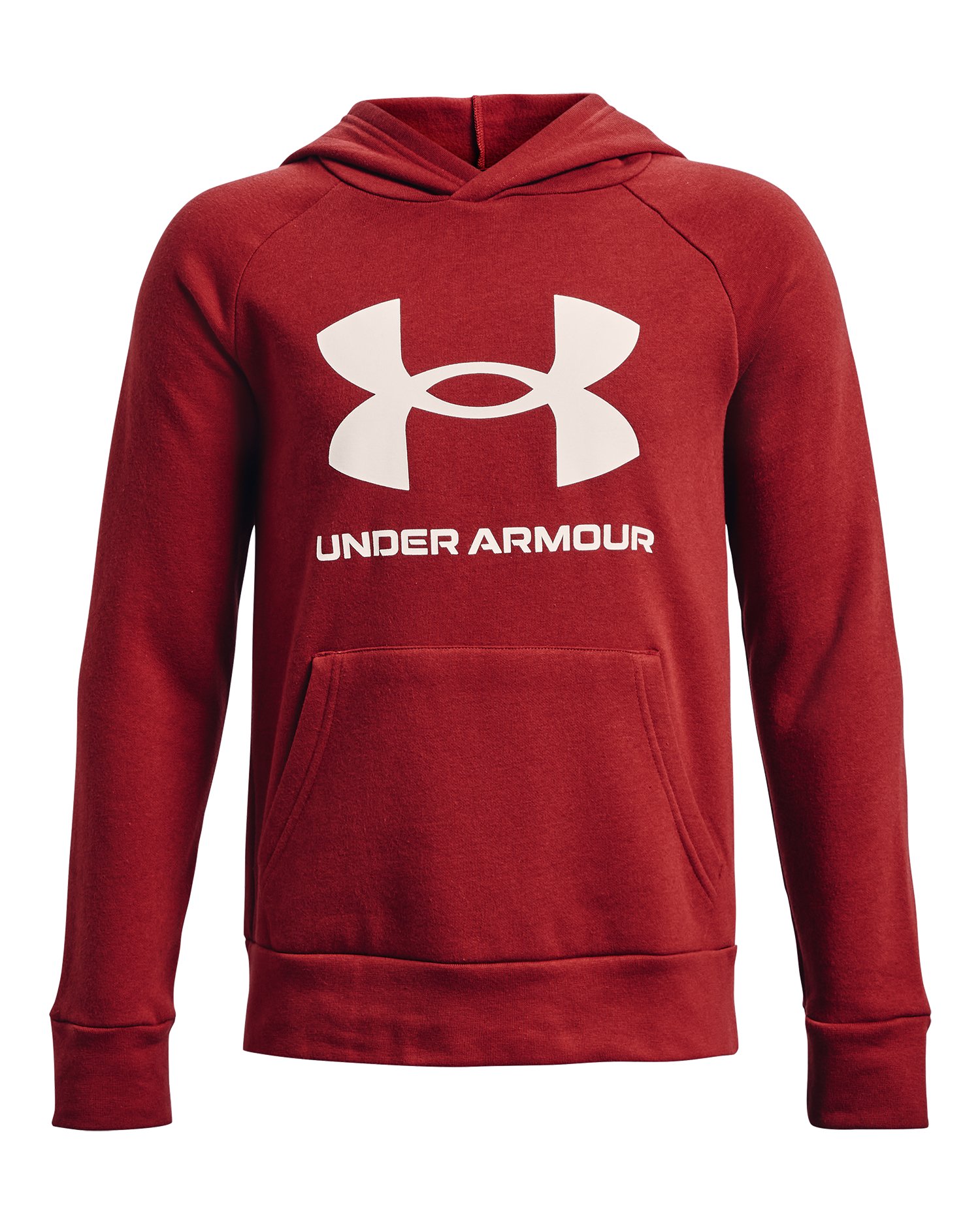 UA Rival Fleece Big Logo Boys' Hoodie, custom hoodie or sweatshirt with logo imprint 4