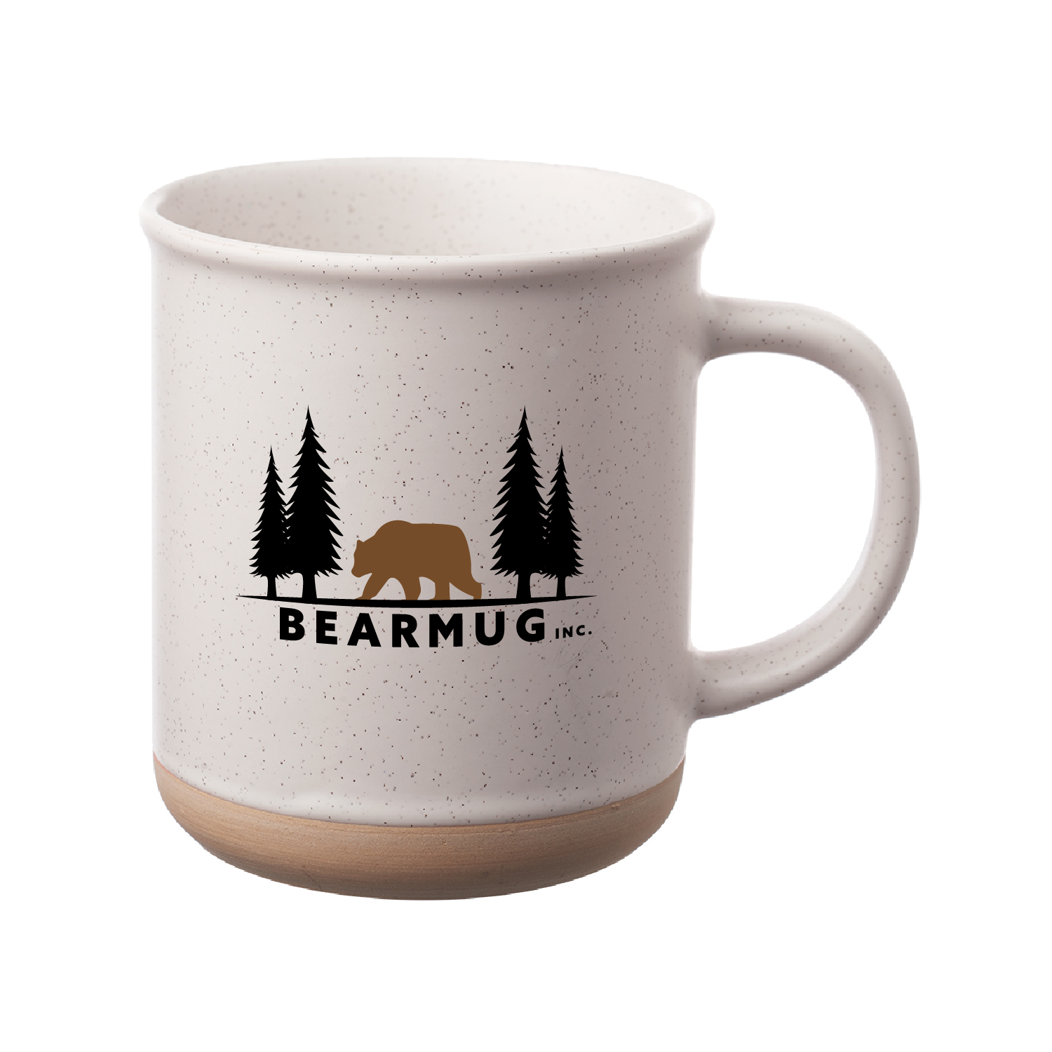 13.5 oz. Speckled Clay Coffee Mug (2 Color Imprint) 9