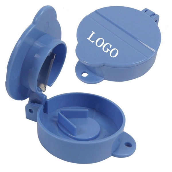 Pill Cutter Box With Keychain 2