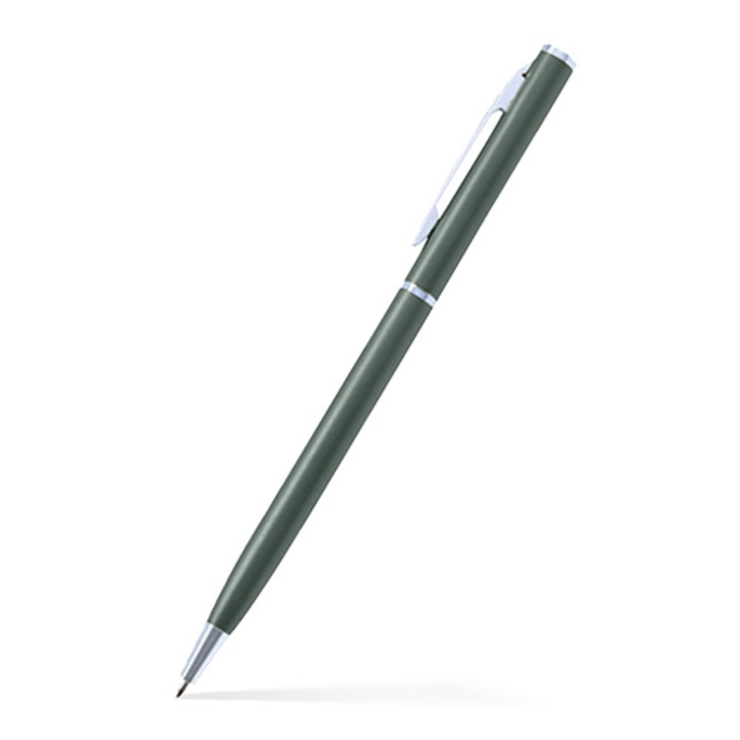 Slim Twist Metal Pen (Silver) 3