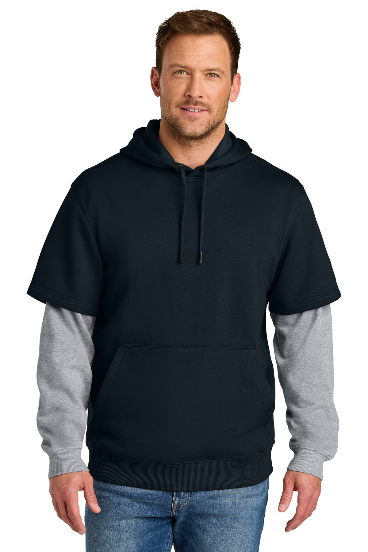CornerStone Tough Fleece Layered Hoodie CSF632 6