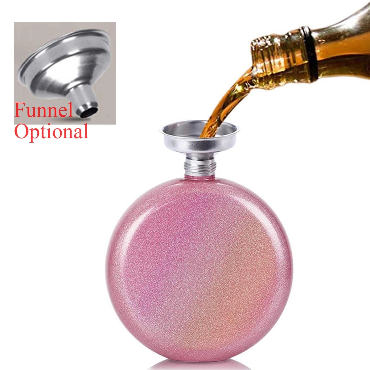5oz Stainless Steel Wine Pot For Ladies 3
