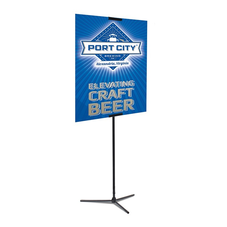 Adjustable Banner Stand Replacement Graphic, 33" x 48" Vinyl Banner, Single-Sided 2