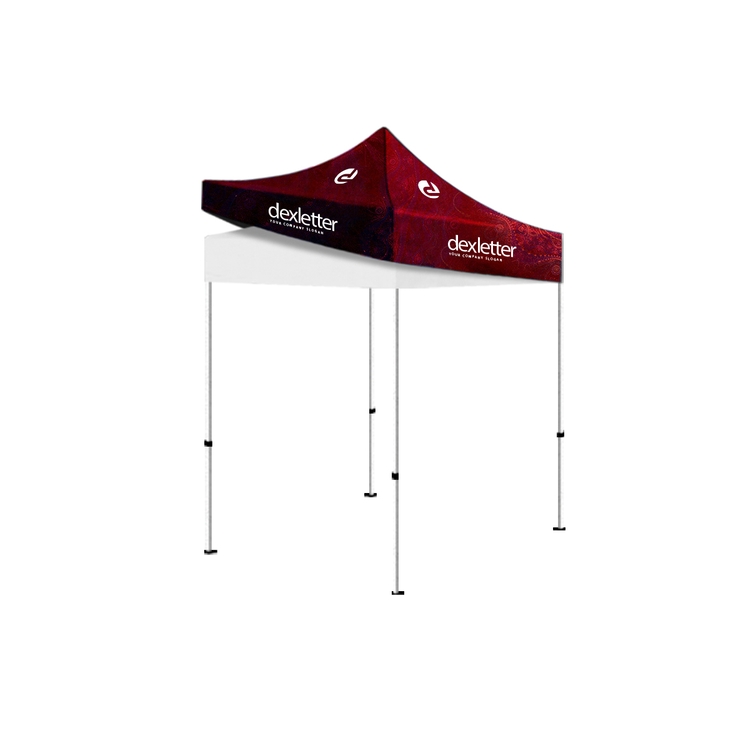 5' x 5' Double-Layer Tent Canopy Cover -canopy graphic Full Bleed Dye-Sublimation 1