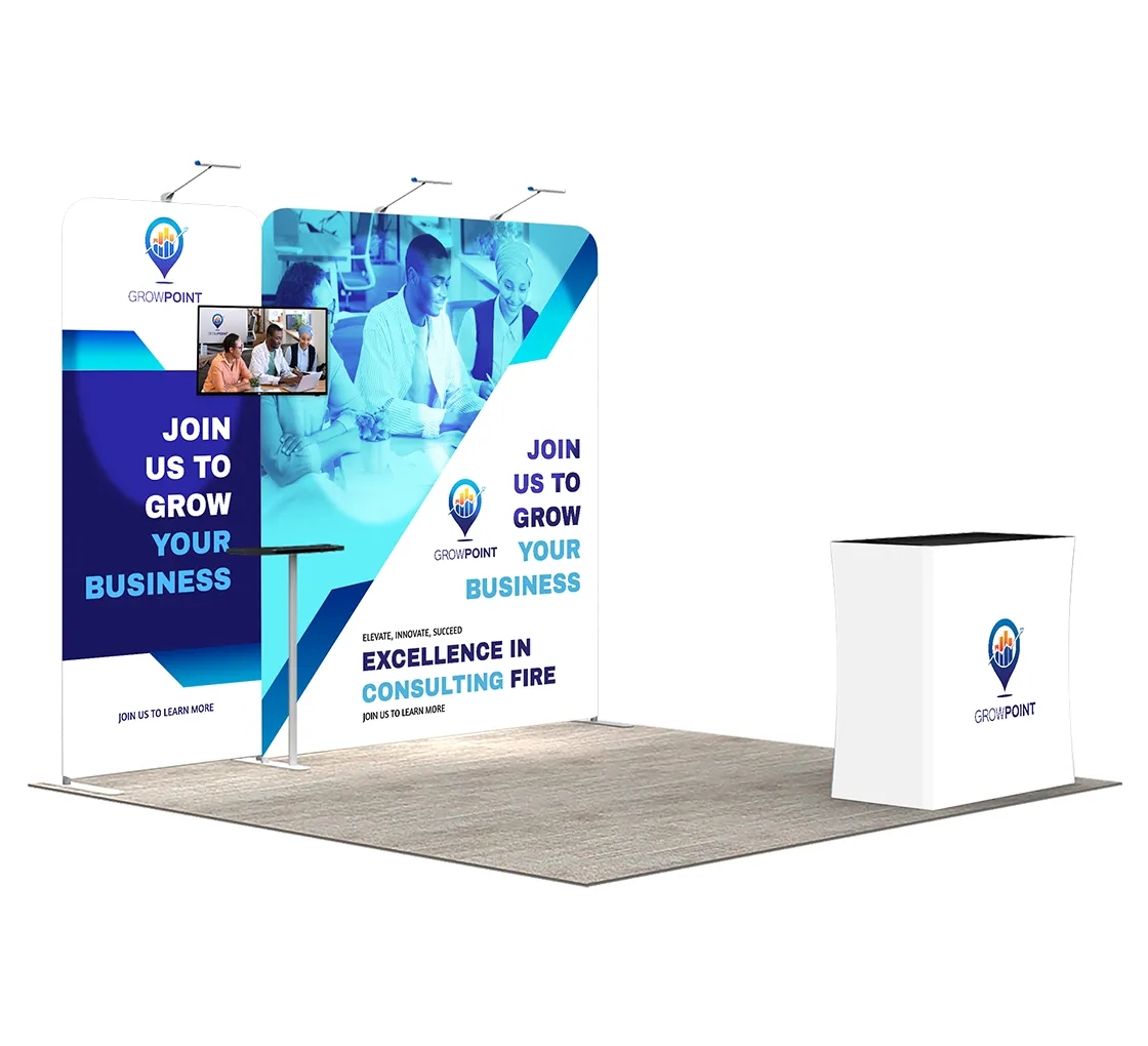10ft Inline Trade Show Booth - Modular Display 9