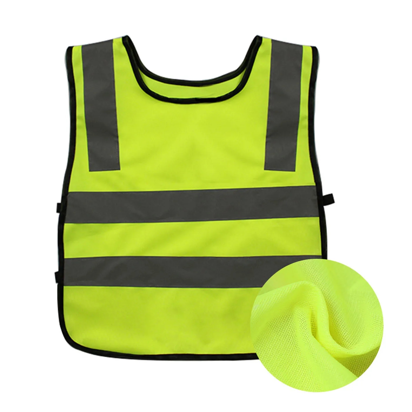 Small MOQ 100pcs Kids Reflective Safety Vest 4