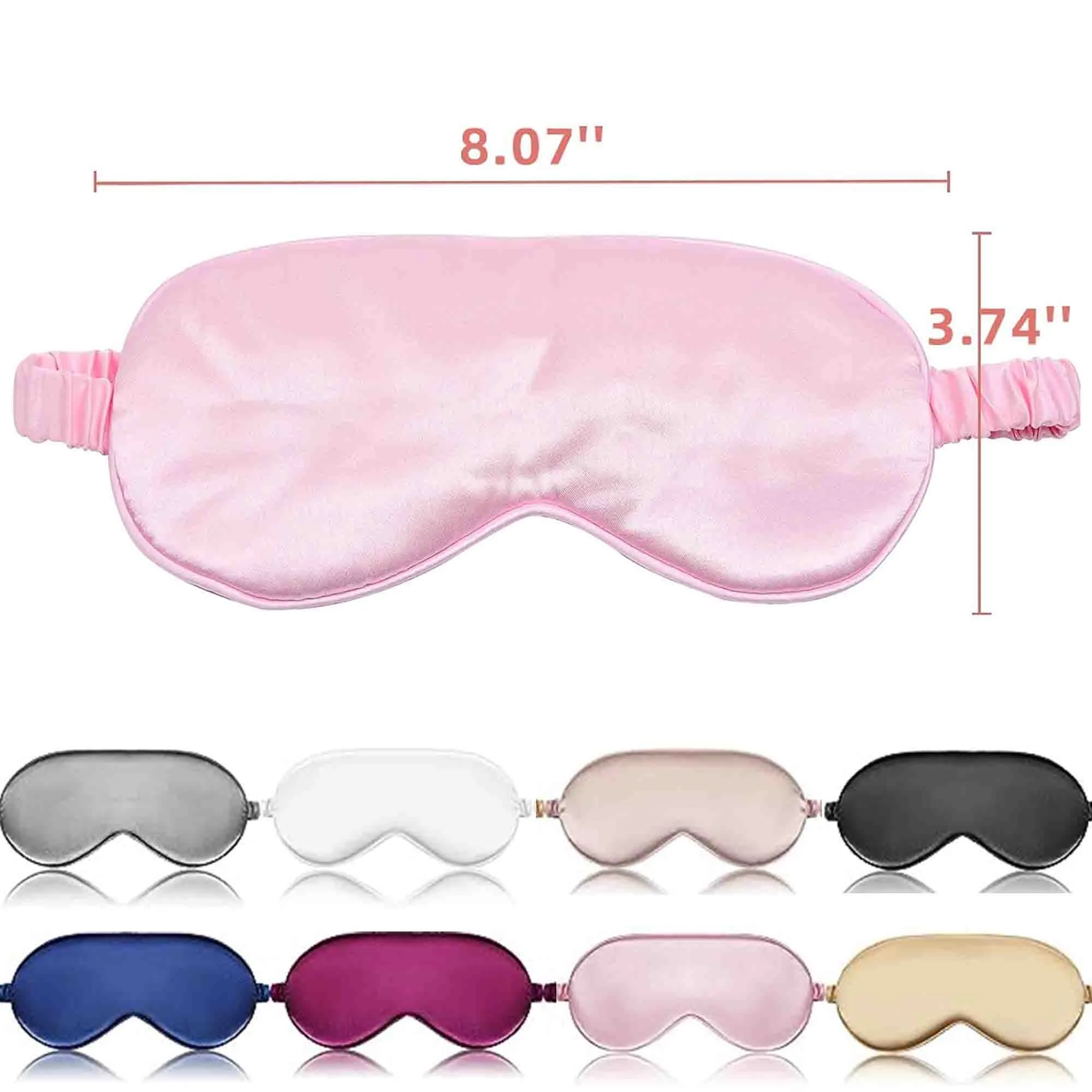 Shading Silk Soft Adjustable Eye Mask(Full Color) 2