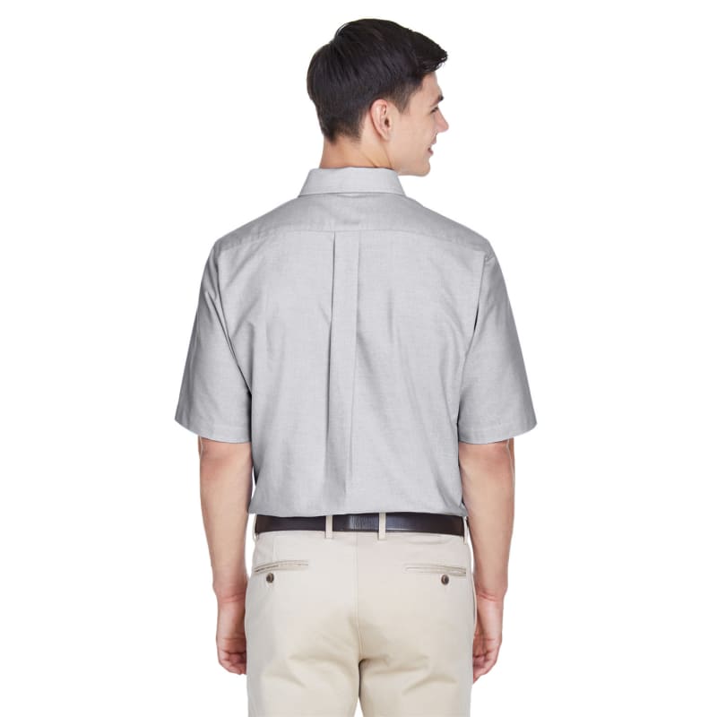 UltraClub Men's Classic Wrinkle-Resistant Short-Sleeve Oxford 10