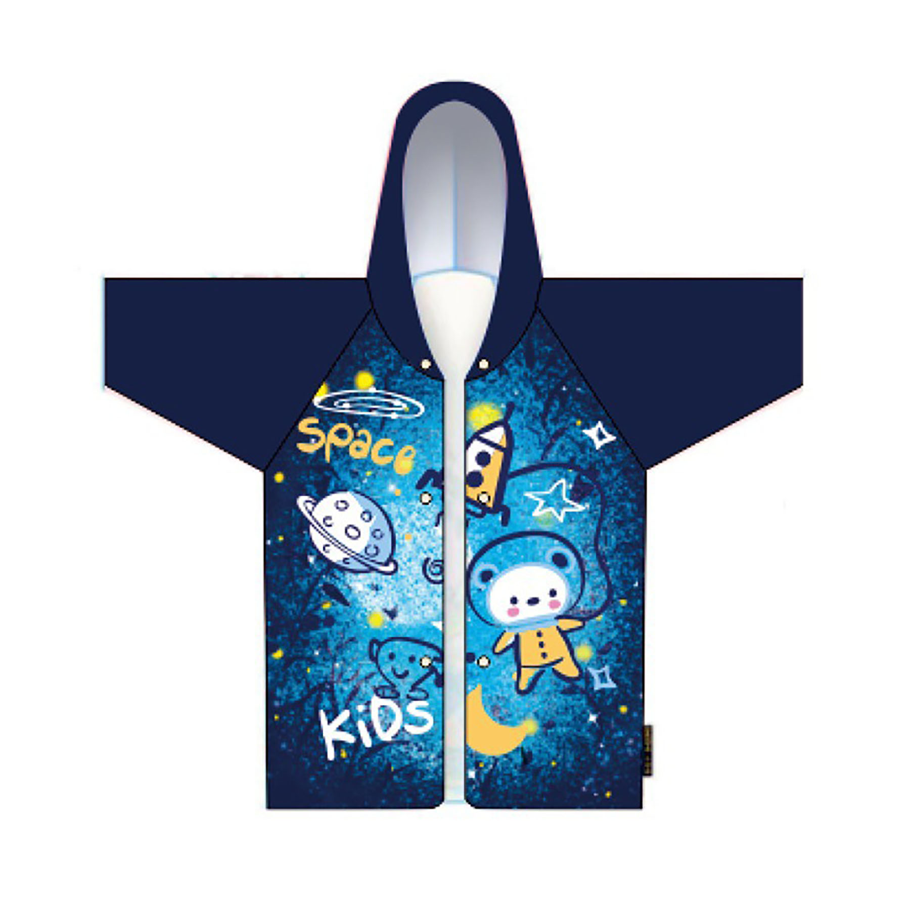 Full Color Kids Hooded Beach Towel 4