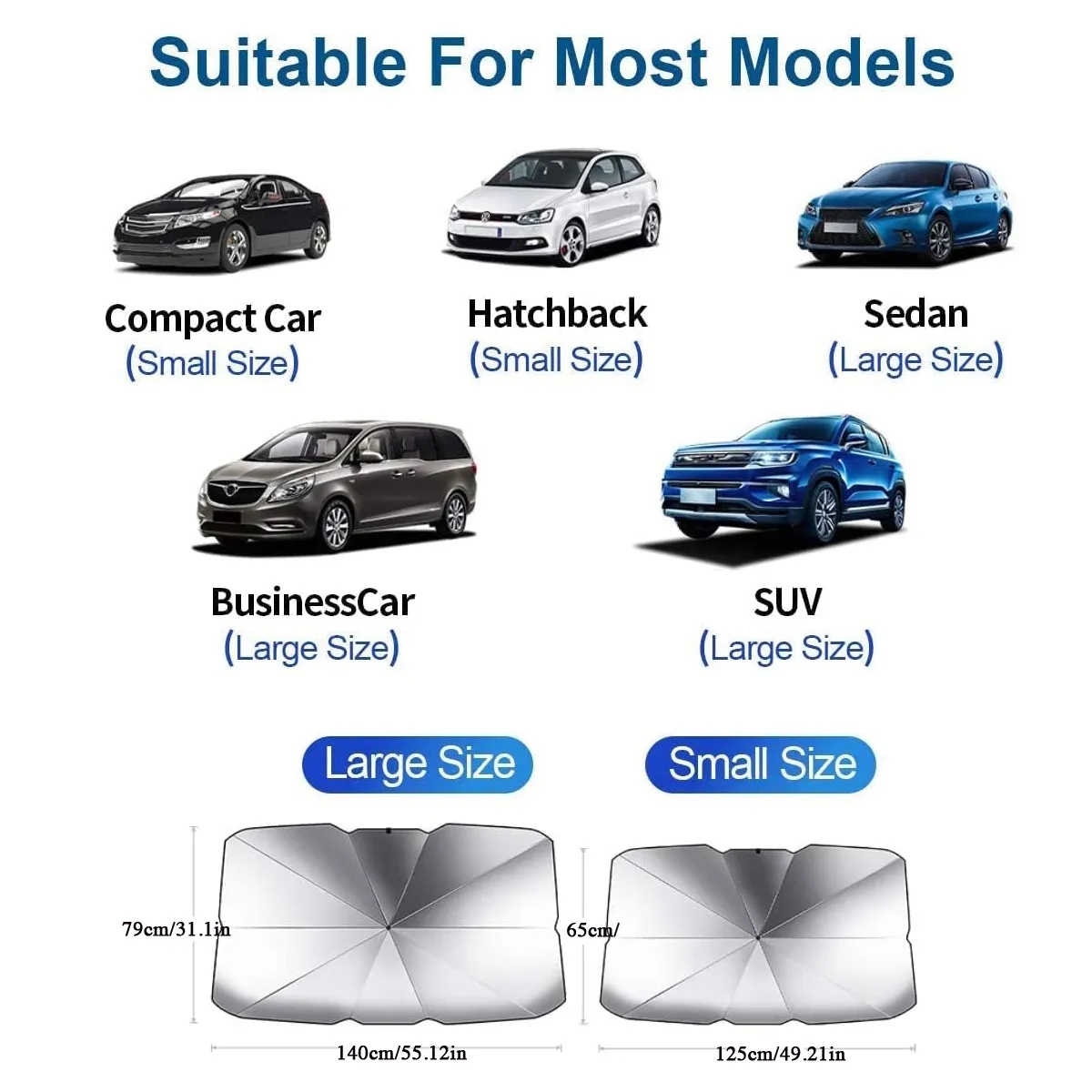 Car Windshield Sun Shade Umbrella 4