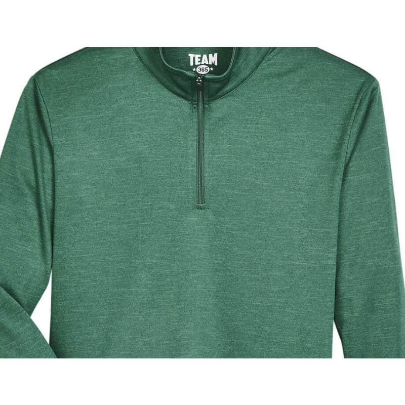 Team 365 Youth Zone Sonic Heather Performance Quarter-Zip 41